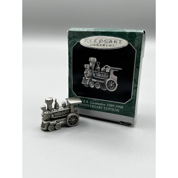 Hallmark Keepsake 1998 Noel R.R.Locomotive 1989-1998 Anniv. Edition - Picture 1 of 6